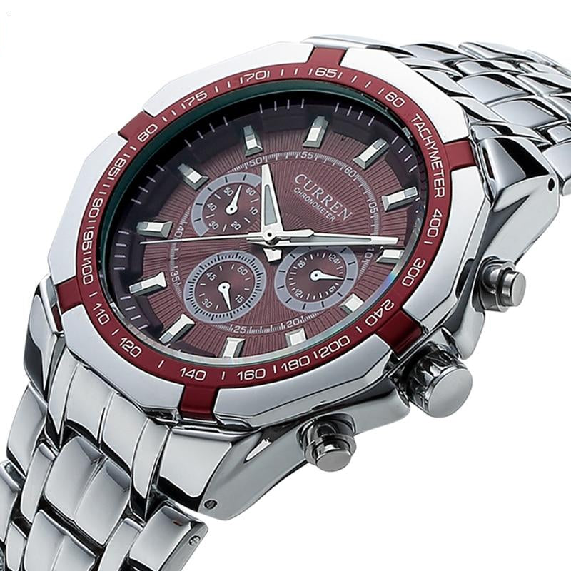 Quartz Full Steel Sports Wristwatch