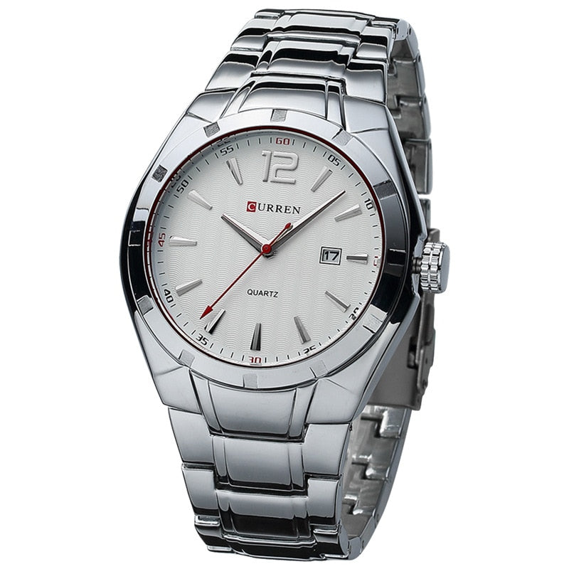Watches Steel Band Quartz Waterproof