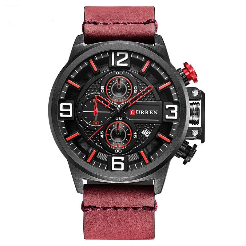 Chronograph Wristwatch with Colorful Display