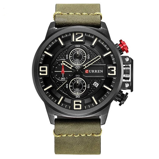 Chronograph Wristwatch with Colorful Display