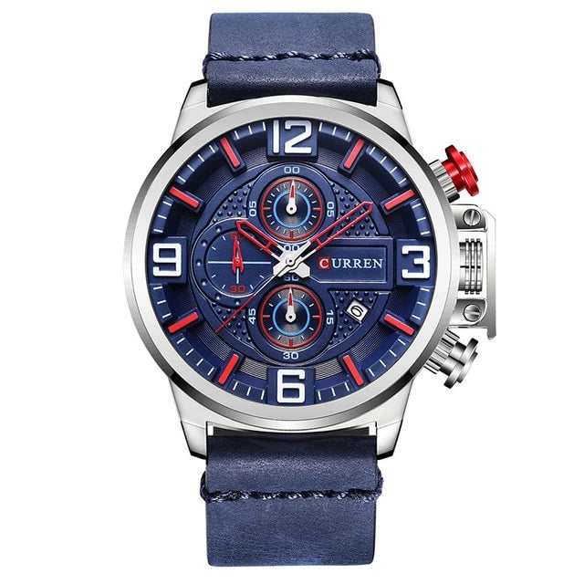 Chronograph Wristwatch with Colorful Display