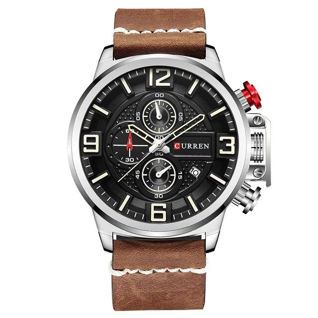 Chronograph Wristwatch with Colorful Display