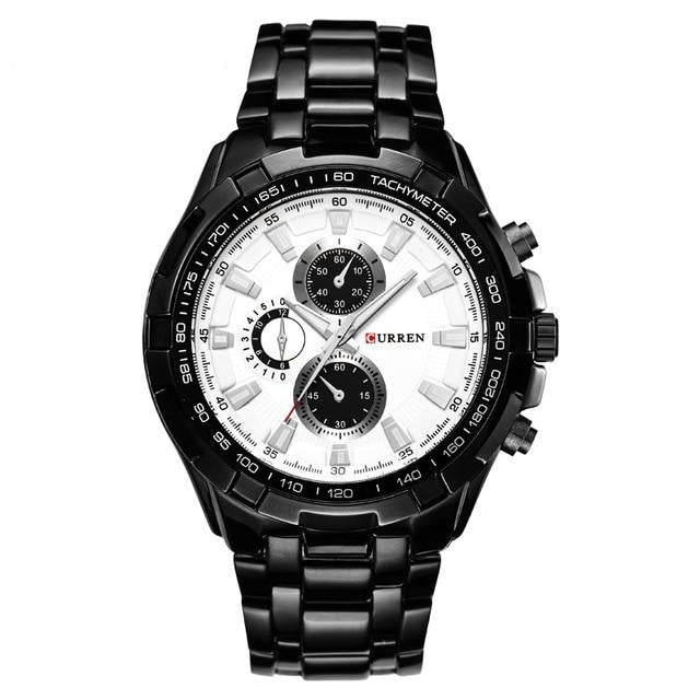 Quartz Male Wristwatches Classic Analog Sports Steel