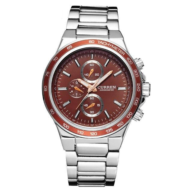 Quartz Analog Stainless Steel Watch