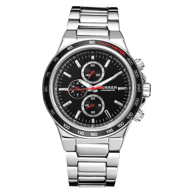 Quartz Analog Stainless Steel Watch