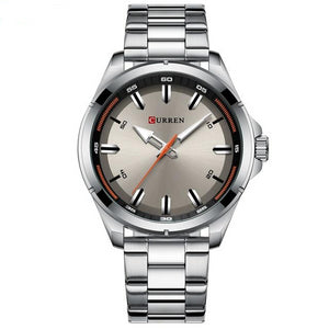 Classic Wristwatch with Minute Display and Black Frame