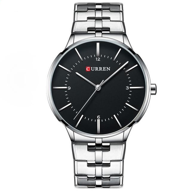 Black Stainless Steel Strap  Watch