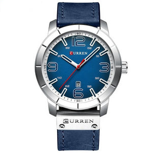Leather Wrist Watches with Calendar