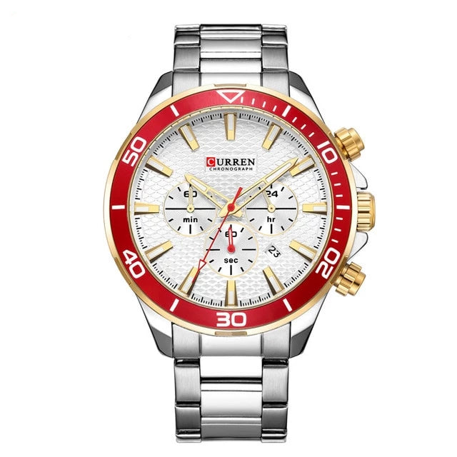 Chronograph Stainless Steel Wrist Watch