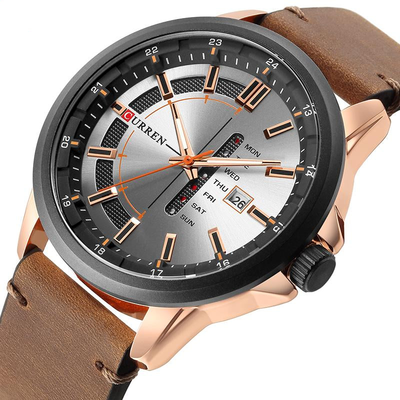 Quartz Wristwatch with Calendar