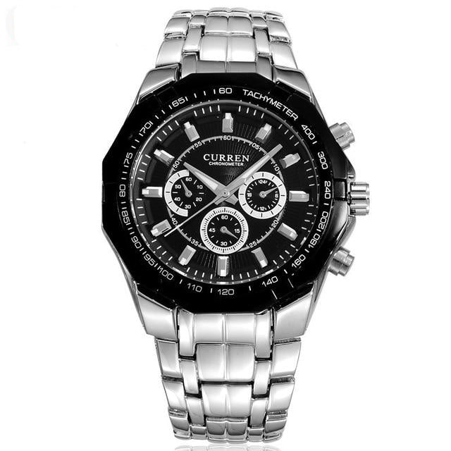 Metal Silver Strap Wristwatch