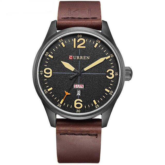 Leather Strap Watch