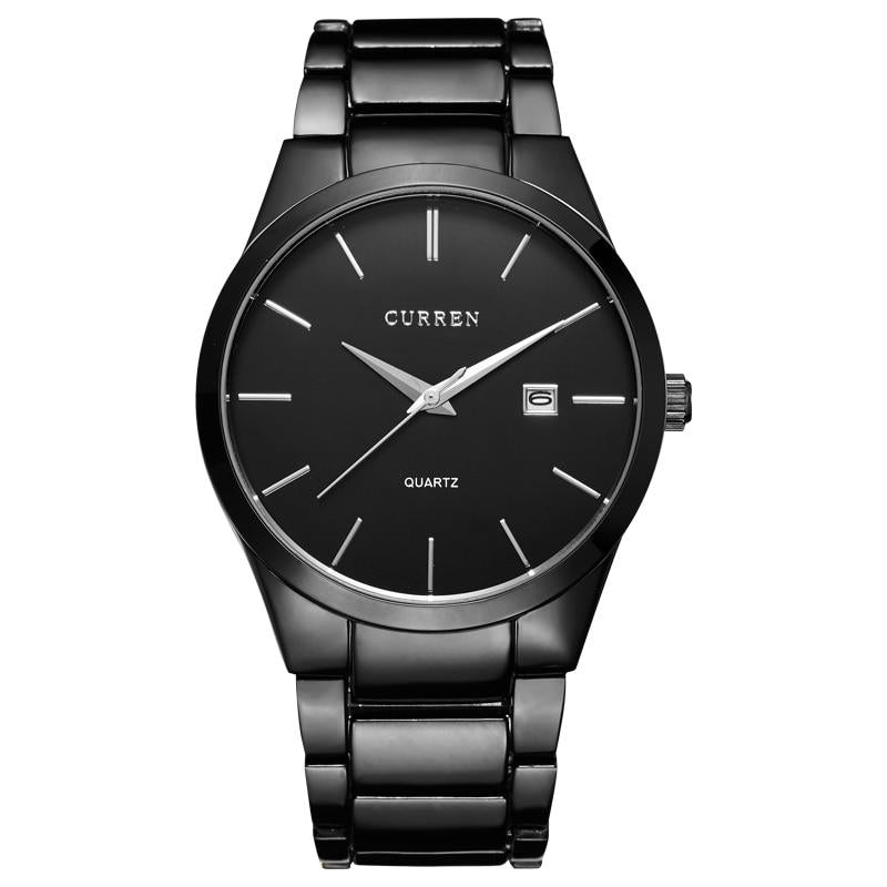 Classic Wristwatch with Calendar Display