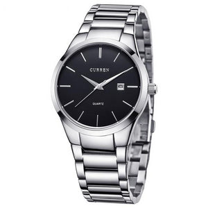 Classic Wristwatch with Calendar Display