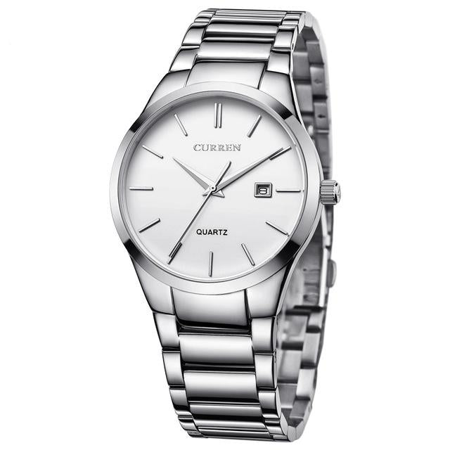 Classic Wristwatch with Calendar Display