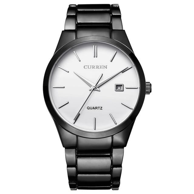 Classic Wristwatch with Calendar Display