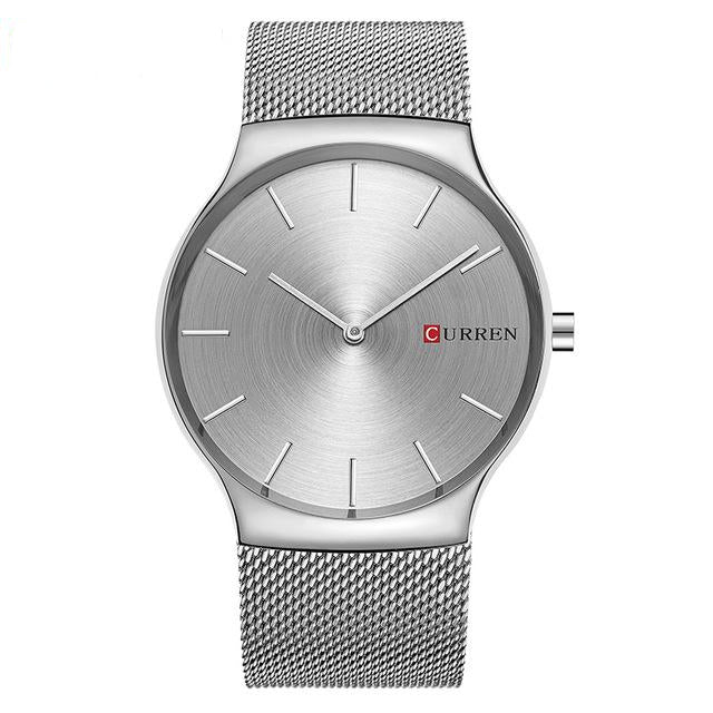 Full Steel Quartz Wristwatch