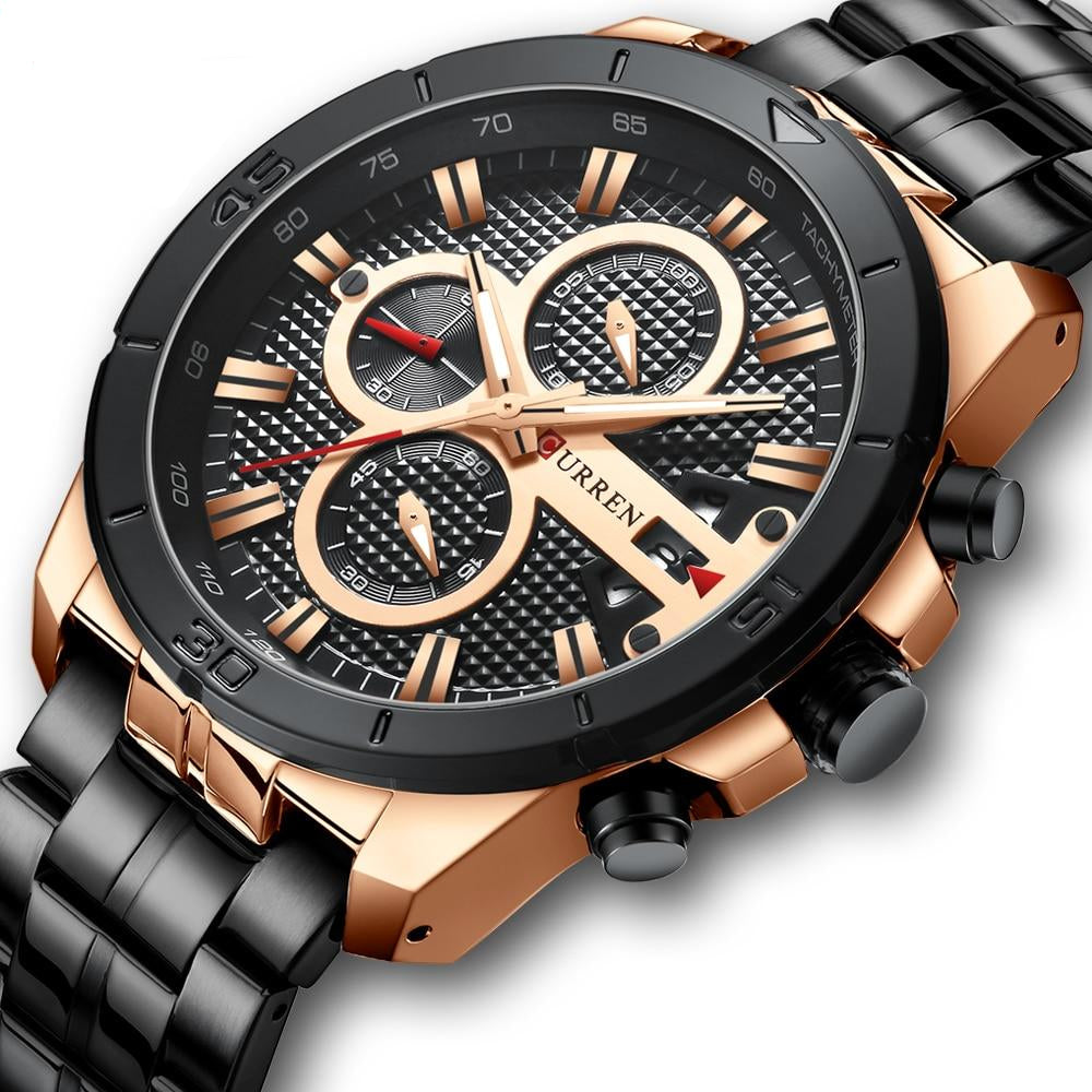 Chronograph Stainless Steel Quartz Watch