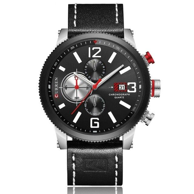 Quartz Men's Watch Chronograph Dial