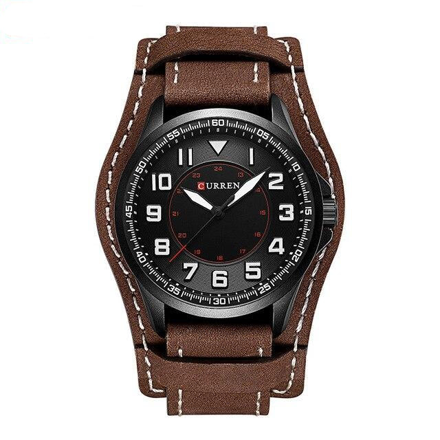 Wrist Digital Leather Watch