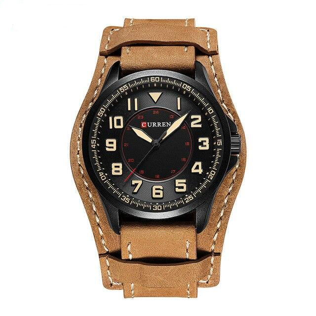 Wrist Digital Leather Watch