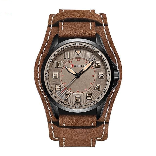 Wrist Digital Leather Watch